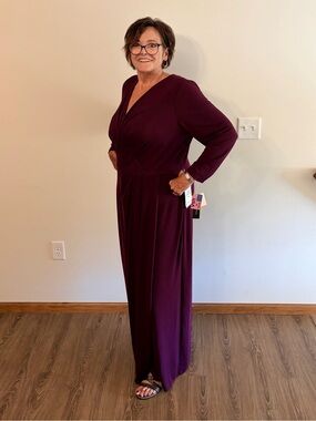 Mother of Groom V-Neck Maxi Dress **NWT**